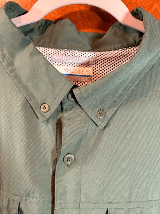 Columbia Other - Columbia Green Button-Front Outdoor Shirt